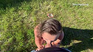 my friend picks berries without panties so i fuck her