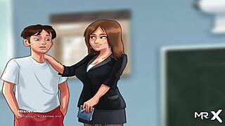 Teacher Sits On Top For Intense Reward