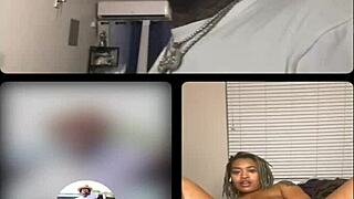 Latina MILF with big tits and old pussy gets naughty on Instagram Live
