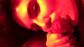 Nice gift - blowjob - darcy dark with big cock.