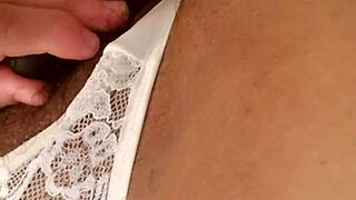 Young woman moans pleasantly in part one