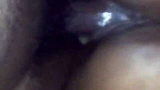 wet black bitch rides that dick hard