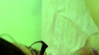 Naughty Mark gets a creampie after blowjob at home