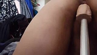 Riding Dildo All The Way With Fat Big Cock Pov Toys Monster Cock Amateurs Bbw