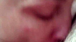 She Struggles to Swallow an Overwhelming Load of Cum.