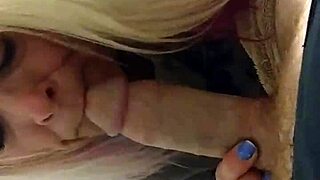 Johnny Gets Intense Blowjob From Blonde! Watch Him Explode!