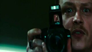 Silent night with sexy topless brunette model