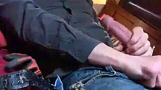 Stroking Hard Cock Slowly for Bianca in Homemade Clip