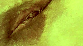 Hot girl moaning during homemade masturbation