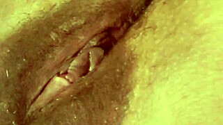 Hot girl moaning during homemade masturbation