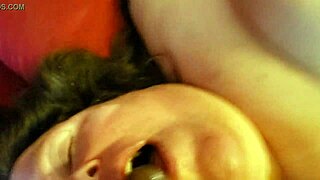 BBW princess contrasts with monster cock sucking