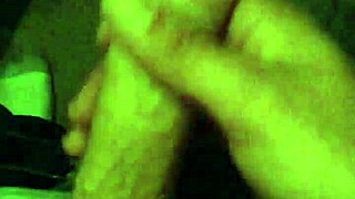 horny gay guy jacks off and cums hard