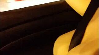 Brunette Peruvian Shows Big Tits In Sao Paulo Traffic!