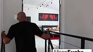 Curvy alison tyler takes some good dick in her bedroom.