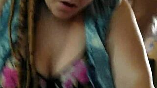 Pounding her doggystyle bent over