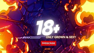 Rayalla rides monster cock in hentai animation, one vision, one position, one nut