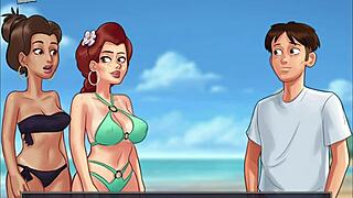 Summertime Saga 220 Featuring Amateurs In Homemade Scenes