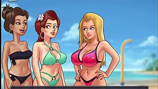 Summertime Saga 220 Featuring Amateurs In Homemade Scenes