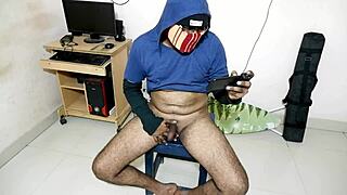 TOO CLOSEUP MY DICK while WATCHING PORN on MOBILE