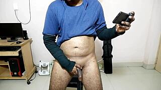 TOO CLOSEUP MY DICK while WATCHING PORN on MOBILE