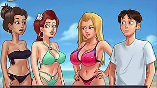 Summertime Saga 220 Featuring Amateurs In Homemade Scenes