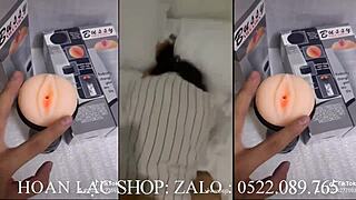 Vietnamese babe bent over for rough doggystyle action