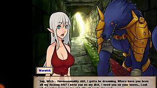 league of legends parody features wind disciple's wet pussy ravaged by a monster