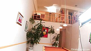 Christy Mack masturbates nude, showing her sexy ass and tits in voyeur solo.