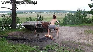 In this stone age version 4, mature amateurs explore outdoor adventures together