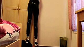 Casual sneaker trample fetish session in everyday setting