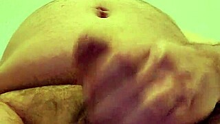 Stroking solo in hotel room 😏