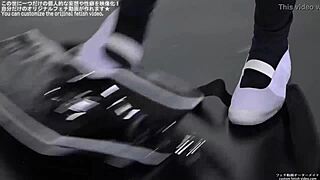 B Crush dominates in bold fetish scene