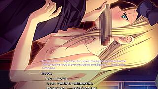 Dungeon of Regalias character scene with subtitles.