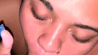 my light skin sub swallows my cum 😏