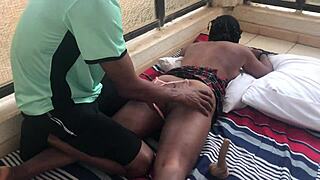 massage that led to doggy style and dildo penetration 😏