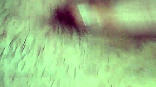 Milf Cums Hard While He Eats Her Hairy Pussy.