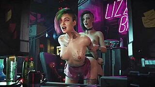 cyberpunk pmv cum on big tits and ass
