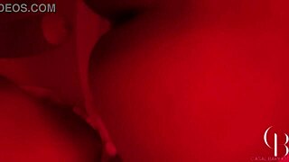 Is your wife teasing the bull with her big ebony tits?