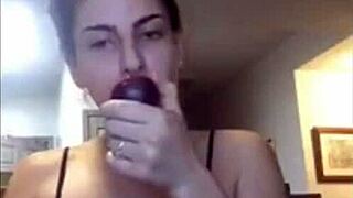 Kat Tetona Shows Off Massive Boobs in Steamy Close-Up Action