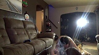 Pregnant MILF Enjoys Deep Creampie Sex Session