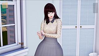 My real desire with brunette indian