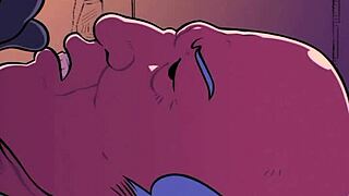 Vampira sucks gozo in anime hentai scene