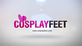 Minnie Mouse Feet Tease In White Stockings