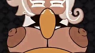 Blonde with Big Tits Titfucks Monster Cock for Cumshot