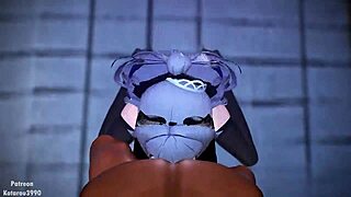 bronya in suggestive anime hentai scene