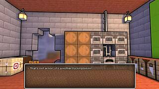 Giving our girl a golden bikini hornycraft!