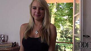 Chloe Slowly Undressing While Playing with Anal Toy