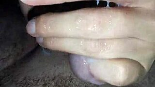 Intimate Homemade Play Ends With Explosive Cumshot in Close Detail.