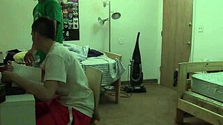 Gay students kissing and anally fucking