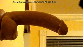 gay guy in the hood deepthroats a massive dildo suggestively